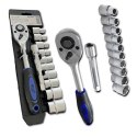 Zestaw narzędzi 12w1 grzechotka 1/2 nasadki 10-24 mm przedłużka 125 mm E-hurtownia