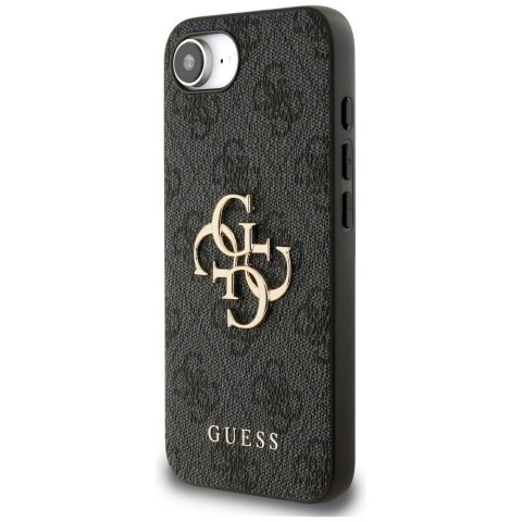 Guess Nakładka HC 4G PU Big Logo do iPhone 16e Czarna CG Mobile SAS Guess Nakładka HC 4G PU Big Logo do iPhone 16e Czarna CG Mobile SAS