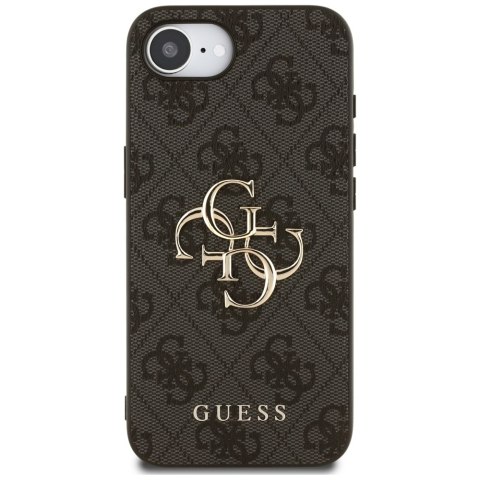 Guess Nakładka HC 4G PU Big Logo do iPhone 16e Czarna CG Mobile SAS Guess Nakładka HC 4G PU Big Logo do iPhone 16e Czarna CG Mobile SAS