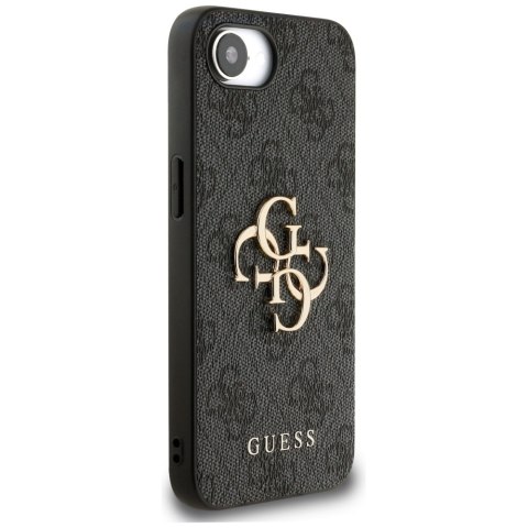 Guess Nakładka HC 4G PU Big Logo do iPhone 16e Czarna CG Mobile SAS Guess Nakładka HC 4G PU Big Logo do iPhone 16e Czarna CG Mobile SAS