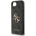 Guess Nakładka HC 4G PU Big Logo do iPhone 16e Czarna CG Mobile SAS