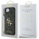 Guess Nakładka HC 4G PU Big Logo do iPhone 16e Czarna CG Mobile SAS