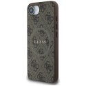 Guess Nakładka HC MagSafe PU 4G Ring Classic Logo do iPhone 16e Brązowa CG Mobile SAS