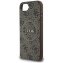 Guess Nakładka HC MagSafe PU 4G Ring Classic Logo do iPhone 16e Brązowa CG Mobile SAS