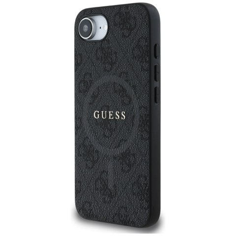 Guess Nakładka HC MagSafe PU 4G Ring Classic Logo do iPhone 16e Czarna CG Mobile SAS Guess Nakładka HC MagSafe PU 4G Ring Classic Logo do iPhone 16e Czarna CG Mobile SAS