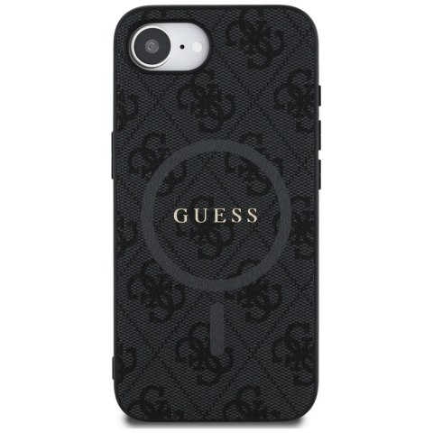 Guess Nakładka HC MagSafe PU 4G Ring Classic Logo do iPhone 16e Czarna CG Mobile SAS Guess Nakładka HC MagSafe PU 4G Ring Classic Logo do iPhone 16e Czarna CG Mobile SAS