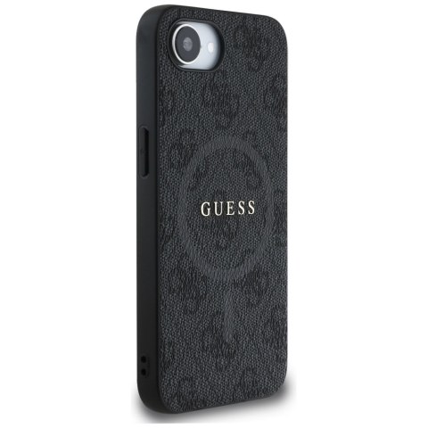 Guess Nakładka HC MagSafe PU 4G Ring Classic Logo do iPhone 16e Czarna CG Mobile SAS Guess Nakładka HC MagSafe PU 4G Ring Classic Logo do iPhone 16e Czarna CG Mobile SAS