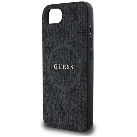 Guess Nakładka HC MagSafe PU 4G Ring Classic Logo do iPhone 16e Czarna CG Mobile SAS Guess Nakładka HC MagSafe PU 4G Ring Classic Logo do iPhone 16e Czarna CG Mobile SAS