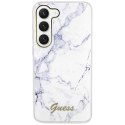 Guess nakładka do Samsung Galaxy S23 Ultra GUHCS23LPCUMAH biała HC PU/TPU Marble CG Mobile SAS