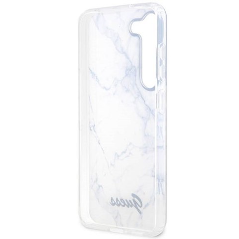 Guess nakładka do Samsung Galaxy S23 Ultra GUHCS23LPCUMAH biała HC PU/TPU Marble CG Mobile SAS Guess nakładka do Samsung Galaxy S23 Ultra GUHCS23LPCUMAH biała HC PU/TPU Marble CG Mobile SAS
