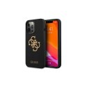 Guess nakładka do iPhone 13 Pro / 13 6,1" GUHCP13LLS4GGBK czarna hard case Silicone 4G Logo CG Mobile SAS