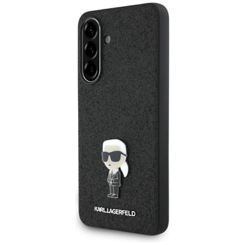 Karl Lagerfeld Nakładka HC Ikonik Fixed Glitter Ikonik Logo Metal Pin do Samsung Galaxy A56 Czarna CG Mobile SAS Karl Lagerfeld Nakładka HC Ikonik Fixed Glitter Ikonik Logo Metal Pin do Samsung Galaxy A56 Czarna CG Mobile SAS