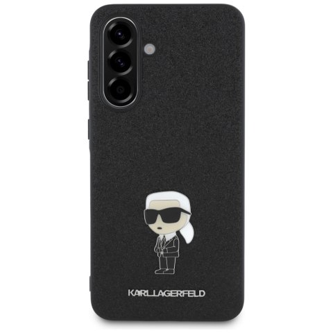 Karl Lagerfeld Nakładka HC Ikonik Fixed Glitter Ikonik Logo Metal Pin do Samsung Galaxy A56 Czarna CG Mobile SAS Karl Lagerfeld Nakładka HC Ikonik Fixed Glitter Ikonik Logo Metal Pin do Samsung Galaxy A56 Czarna CG Mobile SAS
