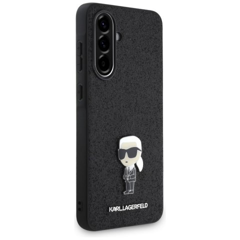 Karl Lagerfeld Nakładka HC Ikonik Fixed Glitter Ikonik Logo Metal Pin do Samsung Galaxy A56 Czarna CG Mobile SAS Karl Lagerfeld Nakładka HC Ikonik Fixed Glitter Ikonik Logo Metal Pin do Samsung Galaxy A56 Czarna CG Mobile SAS