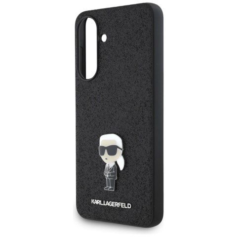 Karl Lagerfeld Nakładka HC Ikonik Fixed Glitter Ikonik Logo Metal Pin do Samsung Galaxy A56 Czarna CG Mobile SAS Karl Lagerfeld Nakładka HC Ikonik Fixed Glitter Ikonik Logo Metal Pin do Samsung Galaxy A56 Czarna CG Mobile SAS