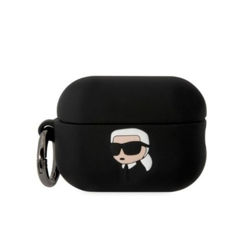 Karl Lagerfeld etui do Airpods Pro 2 KLAP2RUNIKK czarne 3D Silicone NFT Karl CG Mobile SAS Karl Lagerfeld etui do Airpods Pro 2 KLAP2RUNIKK czarne 3D Silicone NFT Karl CG Mobile SAS