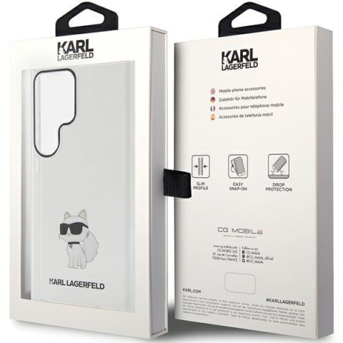 Karl Lagerfeld nakładka do Samsung Galaxy S24 Ultra KLHCS24LHNCHTCT transparentna HC IML NFT CHOUPETTE CG Mobile SAS Karl Lagerfeld nakładka do Samsung Galaxy S24 Ultra KLHCS24LHNCHTCT transparentna HC IML NFT CHOUPETTE CG Mobile SAS