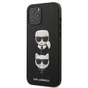 Karl Lagerfeld nakładka do iPhone 13 Pro / 13 6,1" KLHCP13LSAKICKCBK czarna hard case Saffiano Karl & Choupette CG Mobile SAS