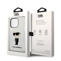 Karl Lagerfeld nakładka do iPhone 14 Pro 6,1" KLHCP14LHNIKTCT transparentna hardcase Ikonik Karl Lagerfeld CG Mobile SAS