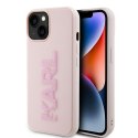 Karl Lagerfeld nakładka do iPhone 15 6,1" KLHCP15S3DMBKCP różowa HC 3D Logo Glitter CG Mobile SAS