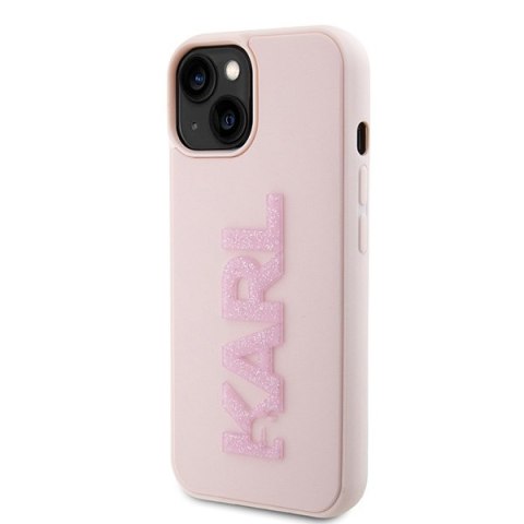Karl Lagerfeld nakładka do iPhone 15 6,1" KLHCP15S3DMBKCP różowa HC 3D Logo Glitter CG Mobile SAS Karl Lagerfeld nakładka do iPhone 15 6,1" KLHCP15S3DMBKCP różowa HC 3D Logo Glitter CG Mobile SAS