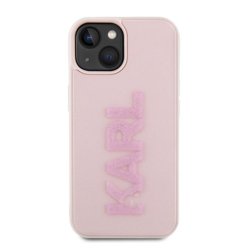 Karl Lagerfeld nakładka do iPhone 15 6,1" KLHCP15S3DMBKCP różowa HC 3D Logo Glitter CG Mobile SAS Karl Lagerfeld nakładka do iPhone 15 6,1" KLHCP15S3DMBKCP różowa HC 3D Logo Glitter CG Mobile SAS