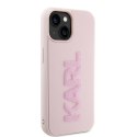 Karl Lagerfeld nakładka do iPhone 15 6,1" KLHCP15S3DMBKCP różowa HC 3D Logo Glitter CG Mobile SAS
