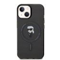 Karl Lagerfeld nakładka do iPhone 15 6,1" KLHMP15SHFCKNOK czarna hardcase IML Ikonik MagSafe CG Mobile SAS