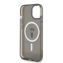 Karl Lagerfeld nakładka do iPhone 15 6,1" KLHMP15SHFCKNOK czarna hardcase IML Ikonik MagSafe CG Mobile SAS