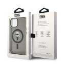 Karl Lagerfeld nakładka do iPhone 15 6,1" KLHMP15SHFCKNOK czarna hardcase IML Ikonik MagSafe CG Mobile SAS