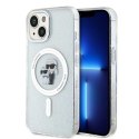 Karl Lagerfeld nakładka do iPhone 15 6,1" KLHMP15SHGKCNOT transparentna HC Magsafe IML KC Glitter CG Mobile SAS