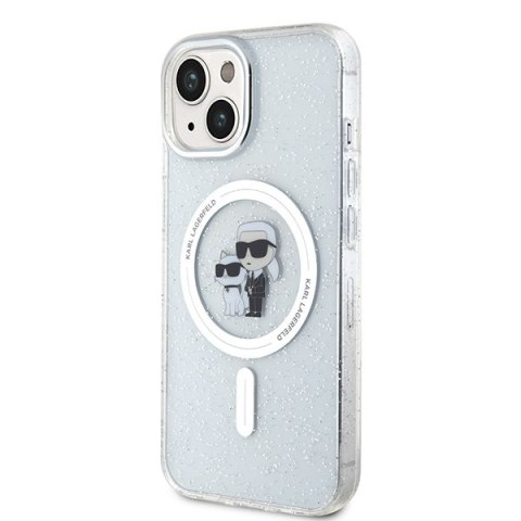 Karl Lagerfeld nakładka do iPhone 15 6,1" KLHMP15SHGKCNOT transparentna HC Magsafe IML KC Glitter CG Mobile SAS Karl Lagerfeld nakładka do iPhone 15 6,1" KLHMP15SHGKCNOT transparentna HC Magsafe IML KC Glitter CG Mobile SAS