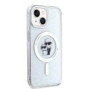 Karl Lagerfeld nakładka do iPhone 15 6,1" KLHMP15SHGKCNOT transparentna HC Magsafe IML KC Glitter CG Mobile SAS