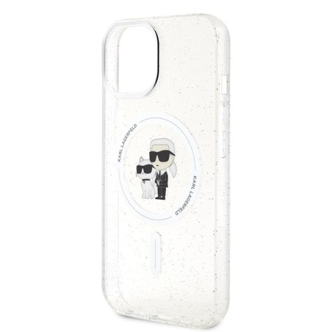 Karl Lagerfeld nakładka do iPhone 15 6,1" KLHMP15SHGKCNOT transparentna HC Magsafe IML KC Glitter CG Mobile SAS Karl Lagerfeld nakładka do iPhone 15 6,1" KLHMP15SHGKCNOT transparentna HC Magsafe IML KC Glitter CG Mobile SAS