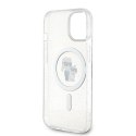 Karl Lagerfeld nakładka do iPhone 15 6,1" KLHMP15SHGKCNOT transparentna HC Magsafe IML KC Glitter CG Mobile SAS