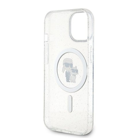 Karl Lagerfeld nakładka do iPhone 15 6,1" KLHMP15SHGKCNOT transparentna HC Magsafe IML KC Glitter CG Mobile SAS Karl Lagerfeld nakładka do iPhone 15 6,1" KLHMP15SHGKCNOT transparentna HC Magsafe IML KC Glitter CG Mobile SAS