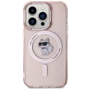 Karl Lagerfeld nakładka do iPhone 15 Pro Max 6,7" KLHMP15XHFCCNOP różowa HC Magsafe IML C CG Mobile SAS