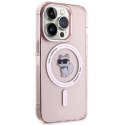 Karl Lagerfeld nakładka do iPhone 15 Pro Max 6,7" KLHMP15XHFCCNOP różowa HC Magsafe IML C CG Mobile SAS