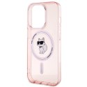 Karl Lagerfeld nakładka do iPhone 15 Pro Max 6,7" KLHMP15XHFCCNOP różowa HC Magsafe IML C CG Mobile SAS