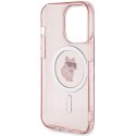 Karl Lagerfeld nakładka do iPhone 15 Pro Max 6,7" KLHMP15XHFCCNOP różowa HC Magsafe IML C CG Mobile SAS