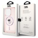 Karl Lagerfeld nakładka do iPhone 15 Pro Max 6,7" KLHMP15XHFCCNOP różowa HC Magsafe IML C CG Mobile SAS