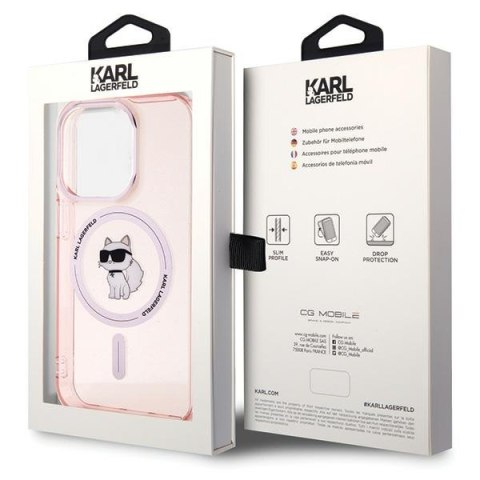 Karl Lagerfeld nakładka do iPhone 15 Pro Max 6,7" KLHMP15XHFCCNOP różowa HC Magsafe IML C CG Mobile SAS Karl Lagerfeld nakładka do iPhone 15 Pro Max 6,7" KLHMP15XHFCCNOP różowa HC Magsafe IML C CG Mobile SAS