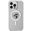 Karl Lagerfeld nakładka do iPhone 15 Pro Max 6,7" KLHMP15XHGKCNOT transparentna HC Magsafe IML KC Glitter CG Mobile SAS