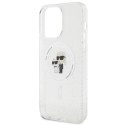 Karl Lagerfeld nakładka do iPhone 15 Pro Max 6,7" KLHMP15XHGKCNOT transparentna HC Magsafe IML KC Glitter CG Mobile SAS