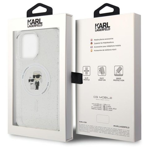 Karl Lagerfeld nakładka do iPhone 15 Pro Max 6,7" KLHMP15XHGKCNOT transparentna HC Magsafe IML KC Glitter CG Mobile SAS Karl Lagerfeld nakładka do iPhone 15 Pro Max 6,7" KLHMP15XHGKCNOT transparentna HC Magsafe IML KC Glitter CG Mobile SAS