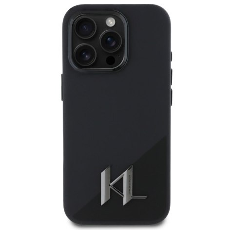 Karl Lagerfeld nakładka do iPhone 16 Pro Max 6,9" KLHMP16XSCMKMPCK czarna Hardcase Silicone Shadow Metal Initial MagSafe CG Mobile SAS Karl Lagerfeld nakładka do iPhone 16 Pro Max 6,9" KLHMP16XSCMKMPCK czarna Hardcase Silicone Shadow Metal Initial MagSafe CG Mobile SAS