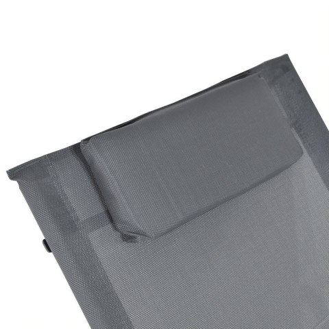 Leżak ogrodowy 160x62 cm textilene stalowy odporny UV 150 kg Bituxx Bituxx Leżak ogrodowy 160x62 cm textilene stalowy odporny UV 150 kg Bituxx Bituxx