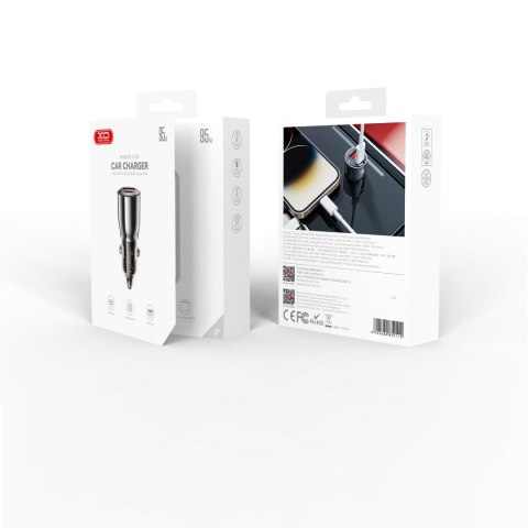 XO ładowarka samochodowa CC58 95W 1x USB czarna matowa XO ładowarka samochodowa CC58 95W 1x USB czarna matowa