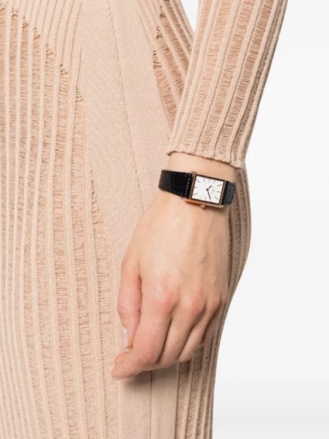 Daniel Wellington ZEGAREK DAMSKI DANIEL WELLINGTON Bound Black Crocodile Rose Gold 24mm DW00100698 + BOX Daniel Wellington ZEGAREK DAMSKI DANIEL WELLINGTON Bound Black Crocodile Rose Gold 24mm DW00100698 + BOX
