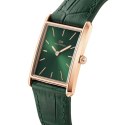 Daniel Wellington ZEGAREK DAMSKI DANIEL WELLINGTON Bound Crocodile Emerald Rose Gold 22mm DW00100694 + BOX